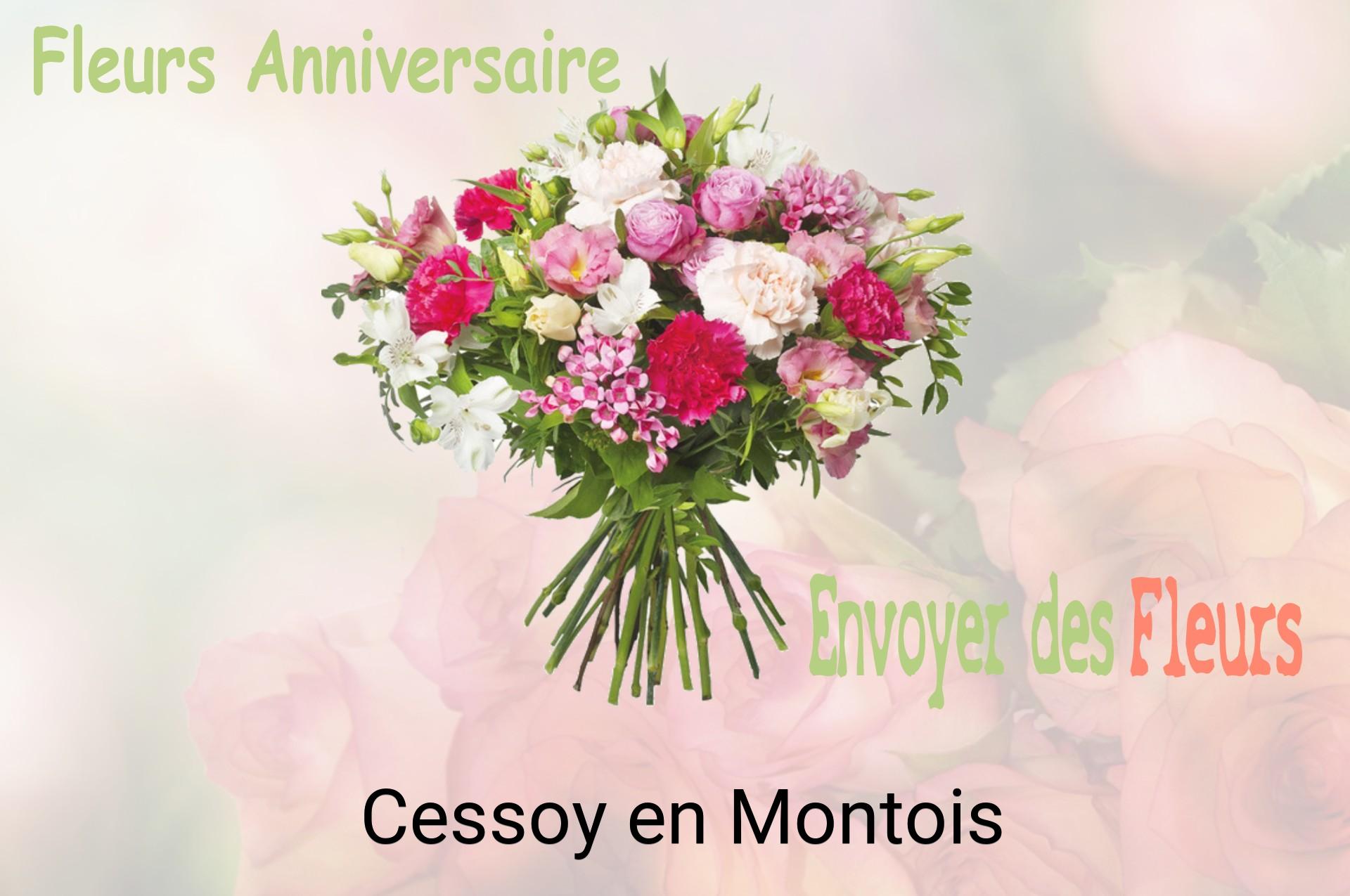 Bouquet de fleurs d’anniversaire livré à Cessoy-en-Montois